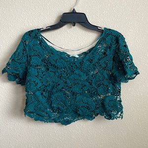 Cropped Crochet Top